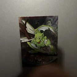 2000 Topps Chrome Pokemon TCG #123 Scyther Chrome Foil Holo Rare NM - Image 5