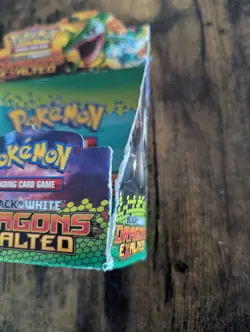 2013 Pokemon Black & White Dragons Exalted EMPTY Booster Box - DISPLAY - Image 2