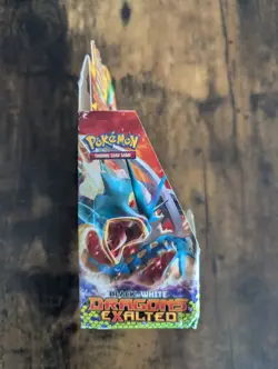 2013 Pokemon Black & White Dragons Exalted EMPTY Booster Box - DISPLAY - Image 4