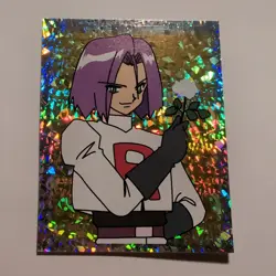 Pokemon - James - Topps Merlin Sticker - Series 1 - #S36/36 - Gold Holo - 1999 - Image 1