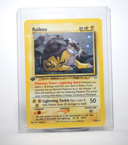 Pokemon TCG: Holo Rare Raikou 13/64 - 1st Edition - Neo Revelation ENGLISH, 9/10 - Image 1