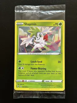 Pokemon 2023 Zeraora Marshadow Shaymin Cosmos Holo sealed Knockout Collection NM - Image 1