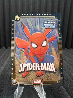 Spider-Man (Pikachu) #E25 - Gold Holo - Heros & Villains Flash Edition Pokemon - Image 1