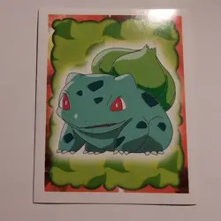 Pokemon - Bulbasaur - Topps Merlin Sticker - Series 1 - #1/240 - 1999 - Image 1