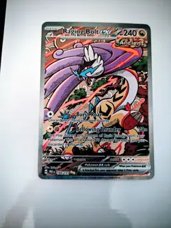 Pokemon TCG Raging Bolt EX 166/131 SIR🔥 SV: Prismatic Evolutions N/M Or Better - Image 1