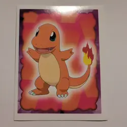 Pokemon - Charmander - Topps Merlin Sticker - Series 1 - #4/240 - 1999 - Image 1