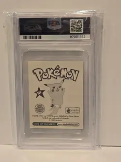 1999 Merlin Pokemon #S28 Misty Gold Prism PSA 9 Mint Vintage Slab Trainer Holo - Image 2