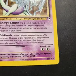 2002 Mewtwo 29/110 - Legendary Collection Non-Holo Rare - Pokemon TCG - MP - Image 3