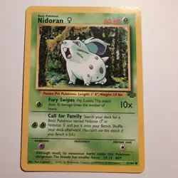 Nidoran♀ - Pokemon TCG Karte - Jungle - 57/64 - 1999 - English - Image 1