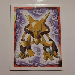 Pokemon - Alakazam - Topps Merlin Sticker - Series 1 - #65/240 - 1999 - Image 1
