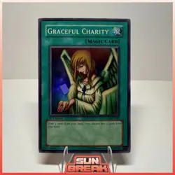 Graceful Charity 1st Ed. YuGiOh Starter Deck Pegasus #SDP-040 2003 LP - Image 1