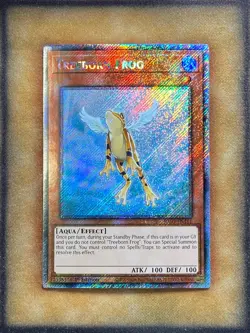 Yugioh Treeborn Frog RA03-EN161 Platinum Secret Rare 1st Ed NM - Image 1
