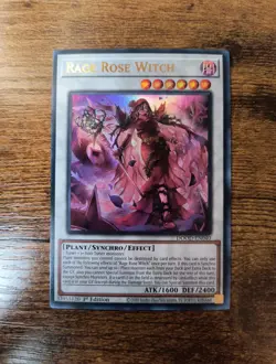 Rage Rose Witch DOOD-EN040 Ultra Rare 1st Edition Doom Of Dimensions Yugioh NM - Image 1