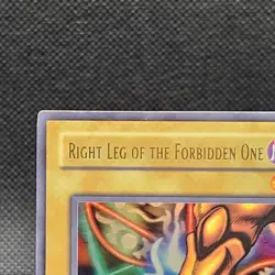 Right Leg of the Forbidden One LOB-EN120 Legend of Blue Eyes White dragon - Image 2