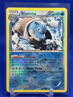 Blastoise 16/101 Reverse Holo Rare Plasma Blast Pokemon Card - Image 1