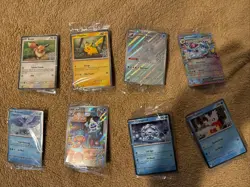 Pokemon TCG 2025 Holiday Calendar Complete Sealed Stamped Promo Card Lot of 8 - Image 1