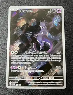 Pokemon TCG Mewtwo #052 Scarlet & Violet Black Star Promo Cards Holo NM - Image 1