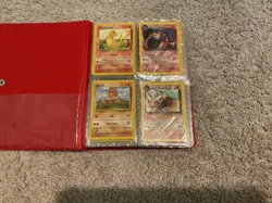 Rare old pokomon book from 19802 good condition all cards included - Image 1