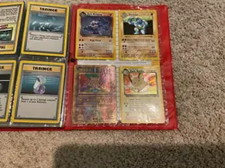 Rare old pokomon book from 19802 good condition all cards included - Image 3