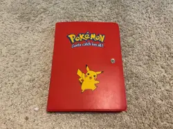 Rare old pokomon book from 19802 good condition all cards included - Image 4