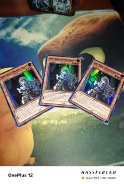 3x Yugioh Card Ghost Belle & Haunted Mansion DUDE-EN004 ULTRA RARE 1st Edition - Image 1