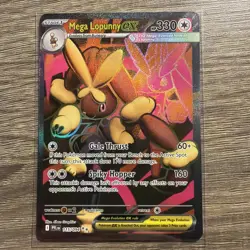 Mega Lopunny ex 115/094 Phantasmal Flames Full Art Ultra Rare Pokemon Card NM - Image 1