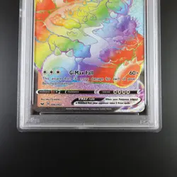 PSA 10 Snorlax Vmax 206/202 Pokemon Sword and Shield Rainbow Holo Graded Card - Image 3