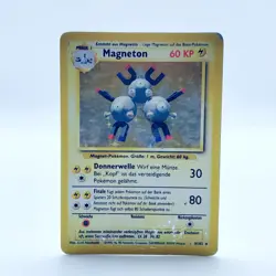 Pokemon TCG Karte - Magneton 9/102 Base Set Deutsch Holo Rare - Image 1