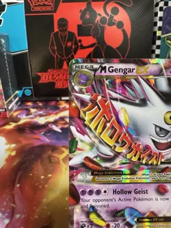 Pokemon Card - M Gengar EX XY166 Promo Collector Chest XY Black Star Promo Holo - Image 4