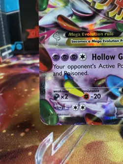 Pokemon Card - M Gengar EX XY166 Promo Collector Chest XY Black Star Promo Holo - Image 5