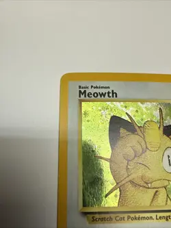 Meowth 10 Pokemon Black Star Promo Holo Card - Moderately Played - Image 3