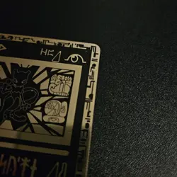 Pokemon Ancient Mewtwo Black & Gold Metal Card - Image 3