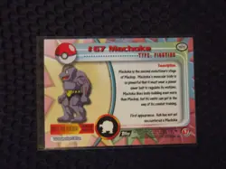 Machoke #67 Topps Black Label Non Foil Pokemon Card NM/LP - Image 2