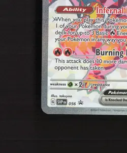 Charizard ex SVP056 Scarlet & Violet Full Art Black Star Promo Pokemon Card NM - Image 5
