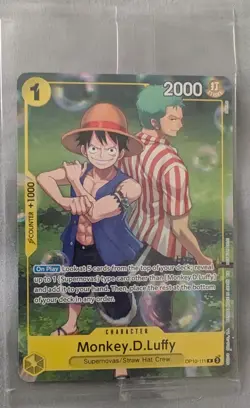 One Piece CCG Monkey.D.Luffy OP10-111 Rare Promo Card Factory Sealed - Image 1