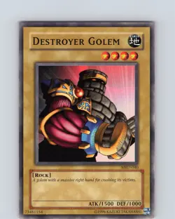 Yu-Gi-Oh TCG Destroyer Golem MRD-040 Unlimited Regular Common Card NM - Image 1