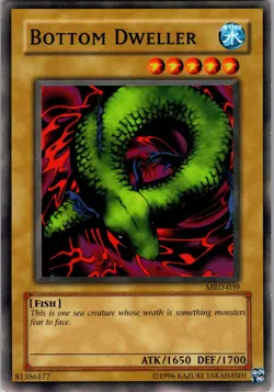 Yu-Gi-Oh TCG Bottom Dweller Metal Raiders MRD-039 Unlimited Common Card NM - Image 1