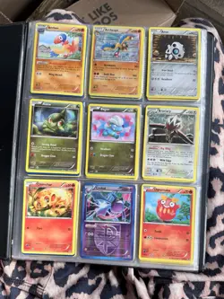 Pokemon TCG Black & White Mixed Card Lot Binder Archen Axew Holo & Regular - Image 1