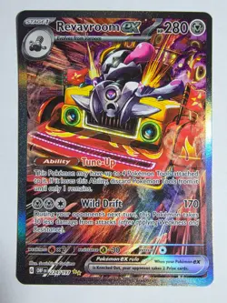 Pokemon TCG Revavroom ex 224/197 Sv03: Obsidian Flames SIR Card NM - Image 1