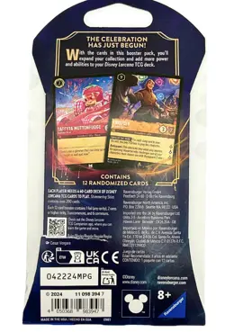 Disney Lorcana Shimmering Skies Booster Pack Maui Pack Art Sealed 12 Cards TCG - Image 2
