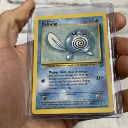 Pokemon TCG Poliwag 88/130 Base Set 2 Unlimited Regular Common Card WOTC NM/MT - Image 2