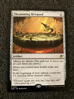 Magic The Gathering MTG - Thrumming Hivepool - Edge of Eternities - Image 1