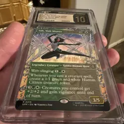 MTG Silk, Web Weaver 0215 (Borderless) Marvel's Spider-Man CGC Pristine 10 - Image 3