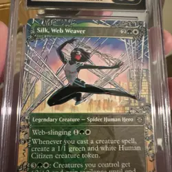 MTG Silk, Web Weaver 0215 (Borderless) Marvel's Spider-Man CGC Pristine 10 - Image 4