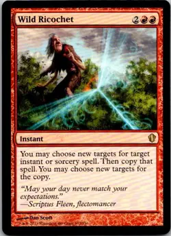 Wild Ricochet Commander 2014 MTG LP - Image 1