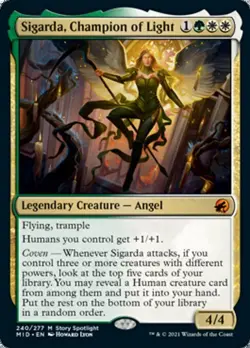 1x Sigarda, Champion of Light NM Eng MTG - Midnight Hunt - Image 1