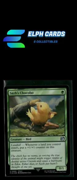 Magic The Gathering FINAL FANTASY #200 Sazh's Chocobo Foil - Image 1