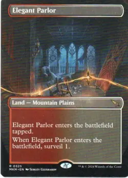 MTG: Murders at Karlov Manor: Borderless Elegant Parlor: LP Condition - Image 1