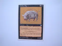 Zodiac Pig - NM - Portal Three Kingdoms - MTG Magic the Gathering P3K - Image 1