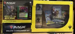 MTG March Of The Machine Cavalry Charge Deluxe Commander Deck Kit Costco Masters - Image 1